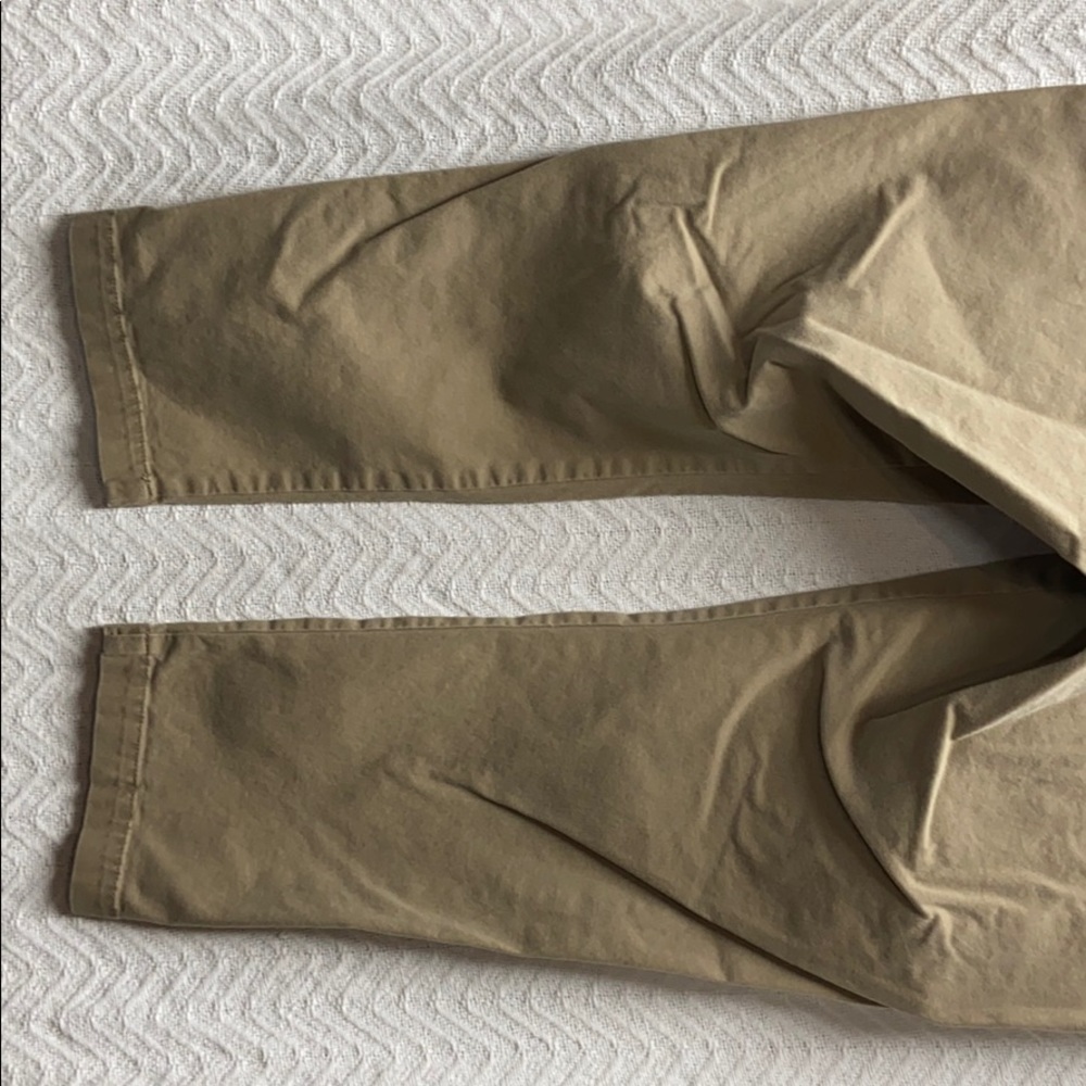 Talbots khaki zippered pants size 14 petite - Picture 6 of 8